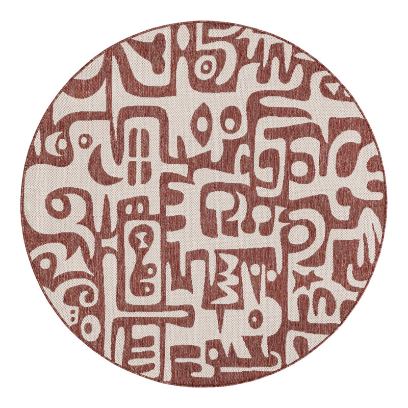 Tapis Lyric Hower, Rond 6 pi 1 po