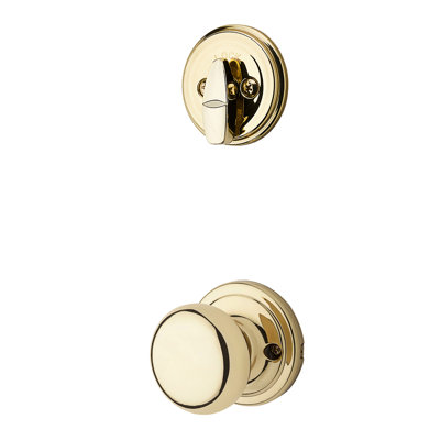 Hancock Single Cylinder Interior Knob Set (Exterior Portion Sold Separately)