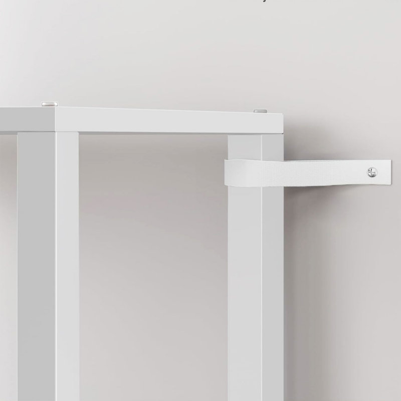 6 Tier Bookcase and Bookshelf, White