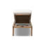 Chaise longue simple inclinable avec coussins Amine-129009154-129009155