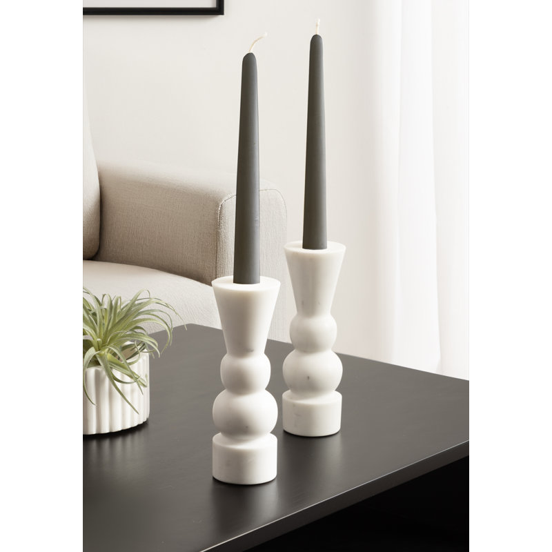 Two-Piece Taper Candle Holder Set