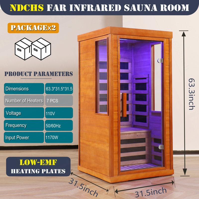 Sauna infrarouge sec pour maison