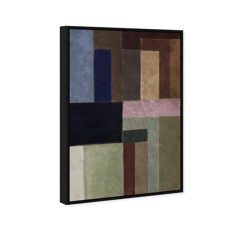Perfect Fit Print by Oliver Gal, 37" H x 25" W, Black Floater Frame