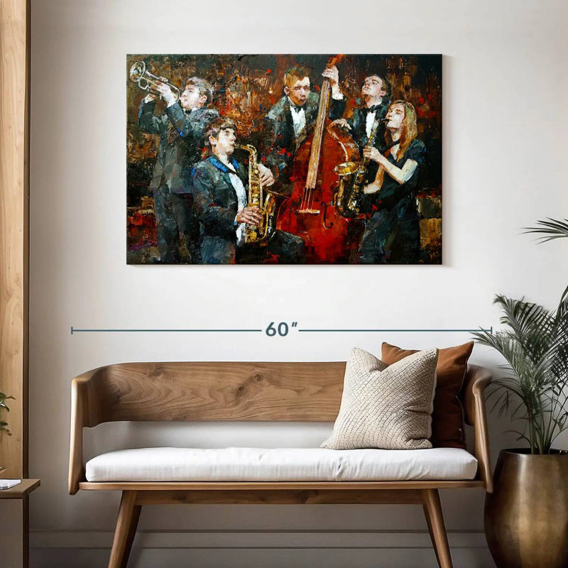 Abarca Musicians, 30" H x 45" W