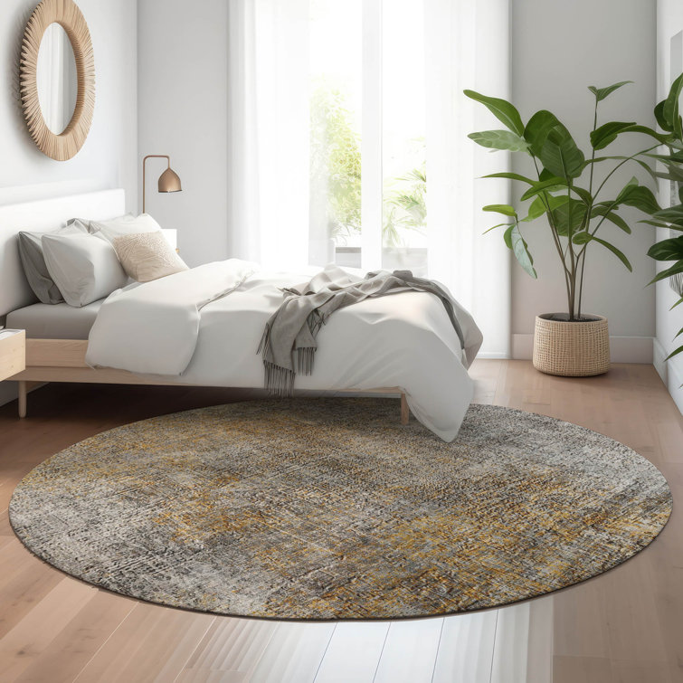 Premium Machine Washable Cerrito AMF593 Gray Rug