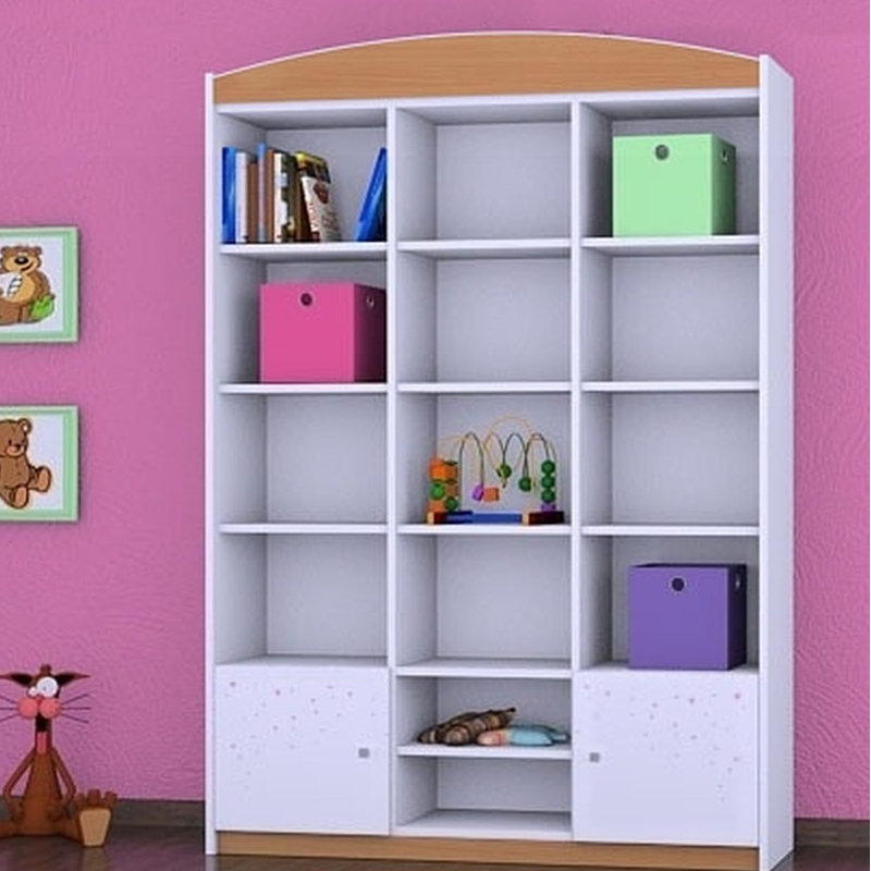 Waylon 183cm H X 132cm W Kids Cube, Natural