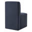 Bralan Polyester Blend Upholstered Side Dining Chair with Casters-2125657207