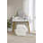 017S-S-Shape Fabric Ottoman Makeup Stool Footstool（ONLY OTTOMAN)-924078930