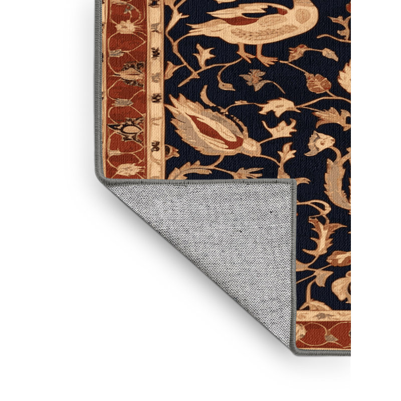 Tapis mauve lavable à la machine, Rectangle 2 pi x 3 pi
