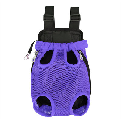 a knapsack Pet Backpack Portable Mesh Breathable Backpack For Outdoor Use