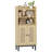 Bathroom Storage Cabinet, Small Floor Cabinet with 2 Door and Shelves, Toilet Paper Cabinets, Bathroom Organizer with Adjustable Shelf, for Small Spaces Yellow-365887316