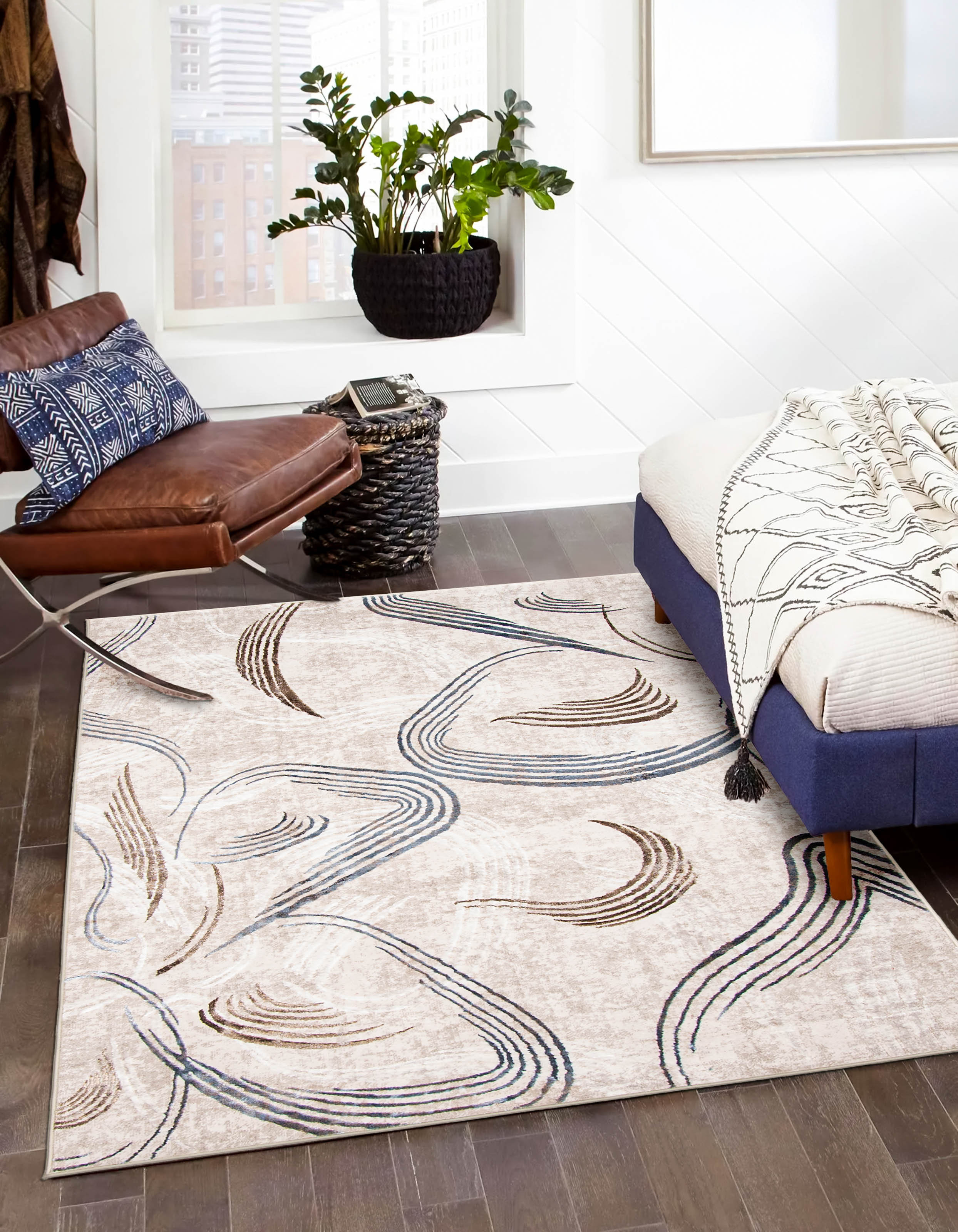 Wrought Studio Goulart Ivory Rug - Wayfair Canada
