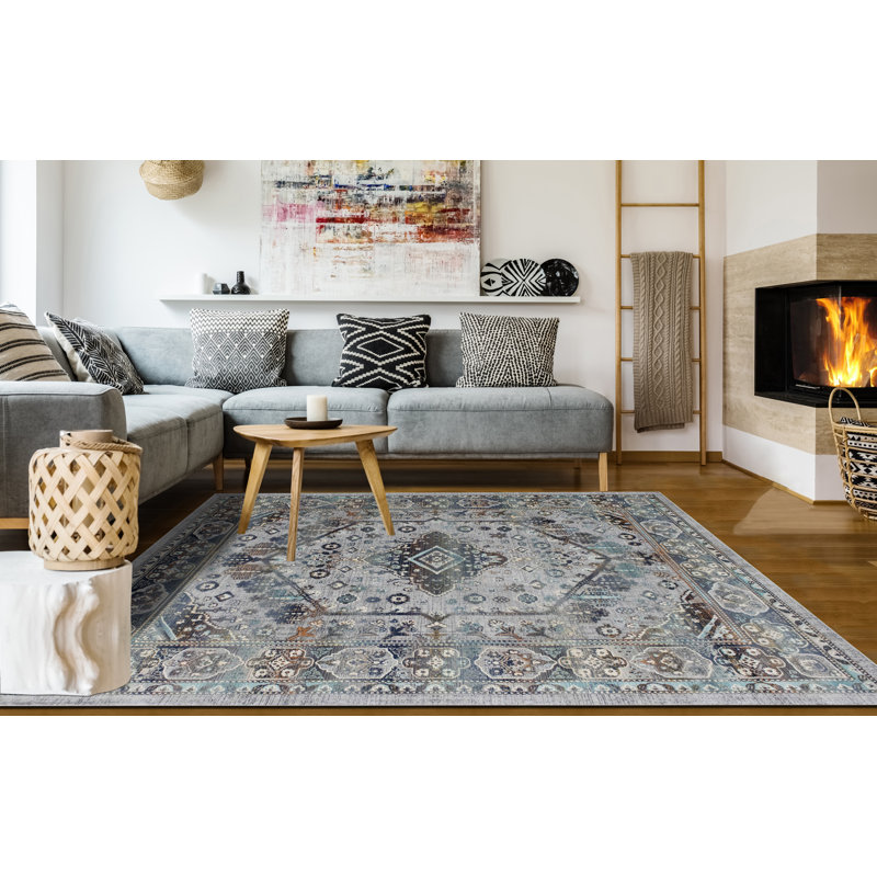 Mosely Oriental Indoor Rug, Rectangle 7'10" x 10'
