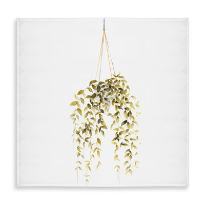 Green Floral Botanical Tablecloth - Hanging Plant Home Décor