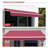 Outsunny Retractable Awning, Patio Awning Sunshade Shelter with Manual Crank Handle, 280gsm UV Resistant Fabric and Aluminum Frame for Deck, Balcony, Yard-119251294