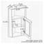 Armoire de rangement de coin OMCHOM Farmhouse-129187433