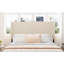 Lit plateforme double, base de lit en métal avec station de charge, aucun sommier nécessaire (beige), silencieux, facile à assembler.-985794928