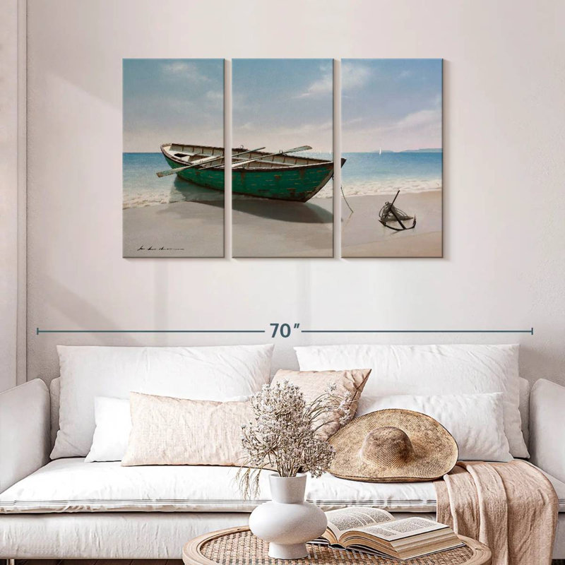 Mehar Green Boat, 28" H x 45" W