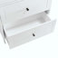 Bathroom Storage Cabinet, Cabinet With Two Doors And Drawers, Adjustable Shelf, MDF Board-1456617725