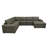 Sarenkhet Leather Match Large Seating Modular Sectional-88955413-88955412