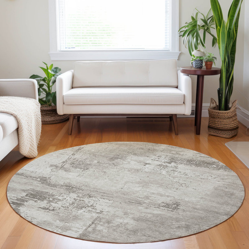 Tapis d'intérieur / extérieur brun Cassiva , 5' x 7'6"