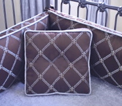 Coussin décoratif Bordeaux