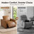 zero clearance recliner  Power Recliner Chair with Power Headrest & Wood Legs, Faux Leather-877826356