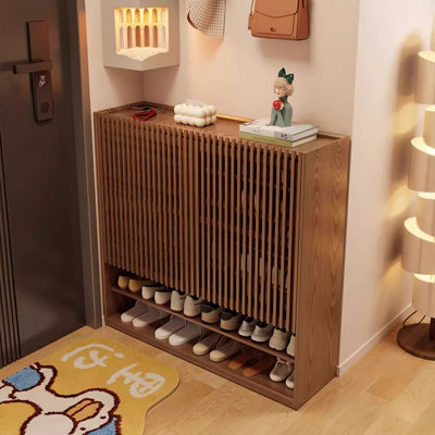 Walnut Solid wood Shoe Storage