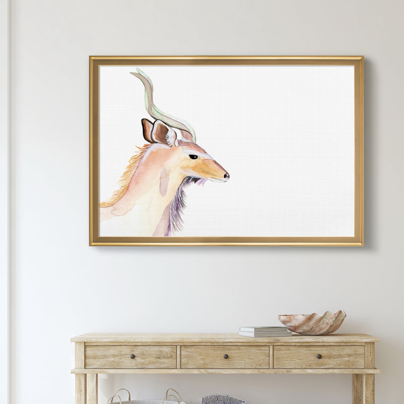 «Sunset Safari IX», impression sur toile encadrée, H 22,5 po x l 30,5 po x P 1,5 po, Doré