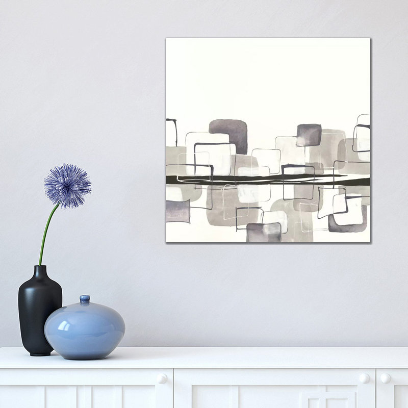 Placid Boxes I by Chris Paschke - Wrapped Canvas Painting, 45.72 cm H x 45.72 cm W x 3.175 cm D