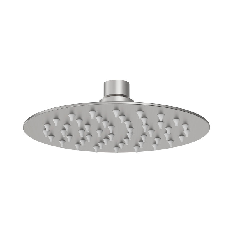 6-Inch Round Single-Function Shower Head, Brushed Nickel