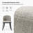 Kanalu Modern Dining Chair Set with Solid Wood Legs-1109626419-1109626416