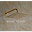 Pomme de douche murale luxueuse à finition dorée luxueuse avec finition en or de qualité supérieure