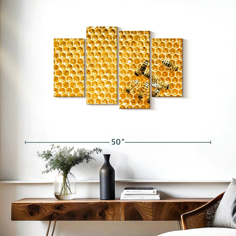 Abeilles Brampt, H 22 po x l 36 po