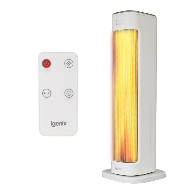 Igenix 2000W PTC Tower Heater Black , White