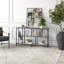 Winthrop Glass Top Console Table-1399148140