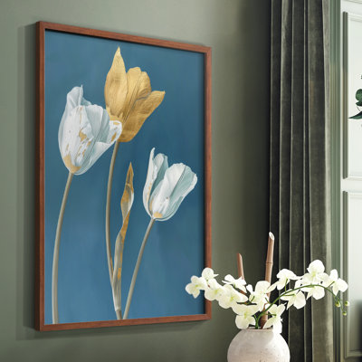 FLORAL Series Cxxxxxx - Impression encadrée de qualité supérieure - Prêt à accrocher - Aucun clou requis