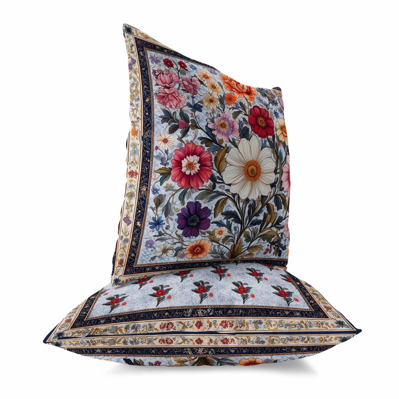 Bloom Burst Indoor/Outdoor Pillow, Square 16"