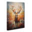 Deer Modern - Wrapped Canvas Print-750523997