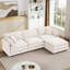 Canapé modulaire en forme de L de 102 pouces, canapé 3 places en chenille avec repose-pieds mobile, ensemble de bricolage confortable pour le salon-1948539598-1979576121
