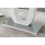 Eubanks 6 Grey Dining Table & 6 Grey Gold Leg Chairs-2095718155-2110920500