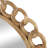 Dominic Solid Wood Circle Wall Mirror