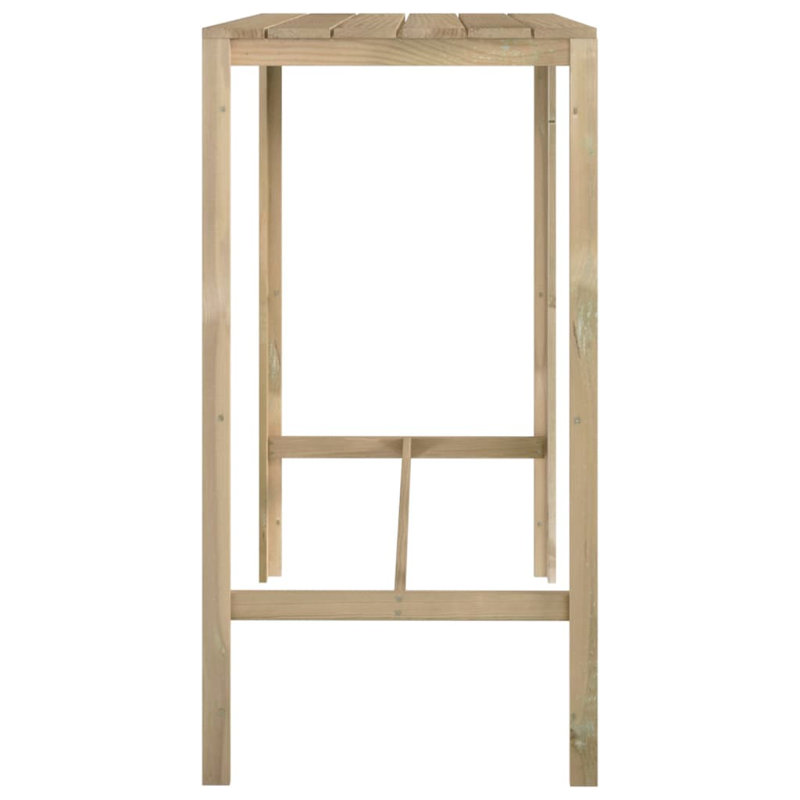 Kriner Wooden Bar Table