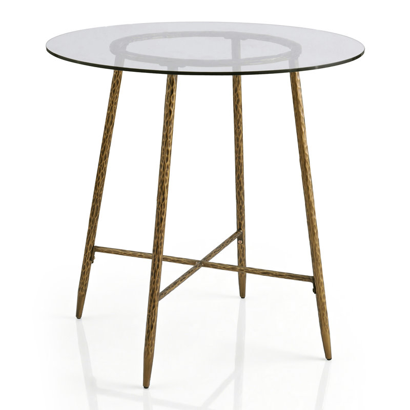 Table de salle à manger Corrinne, Or mat