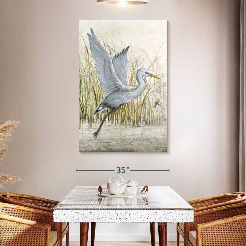 Brampt Heron Sanctuary I, 51" H x 34" W