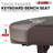 5 Core Keyboard Bench 3" Padded Cushioned Piano Stool Height Adjustable Guitar Seat Folding Portable