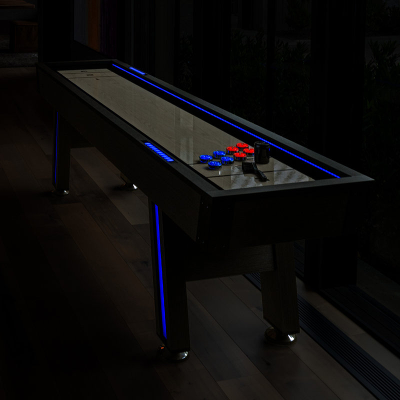 Atomic 9' LED Shuffleboard Table