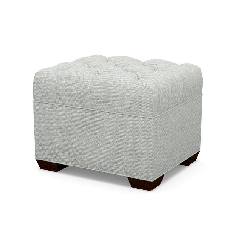 Tufted Ottoman, 8938-45, Walnut
