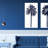 " Palm Tree Blue III " by Davis Painting Print