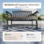 High-Density Polyethylene (HDPE) Outdoor Bench-1021923986